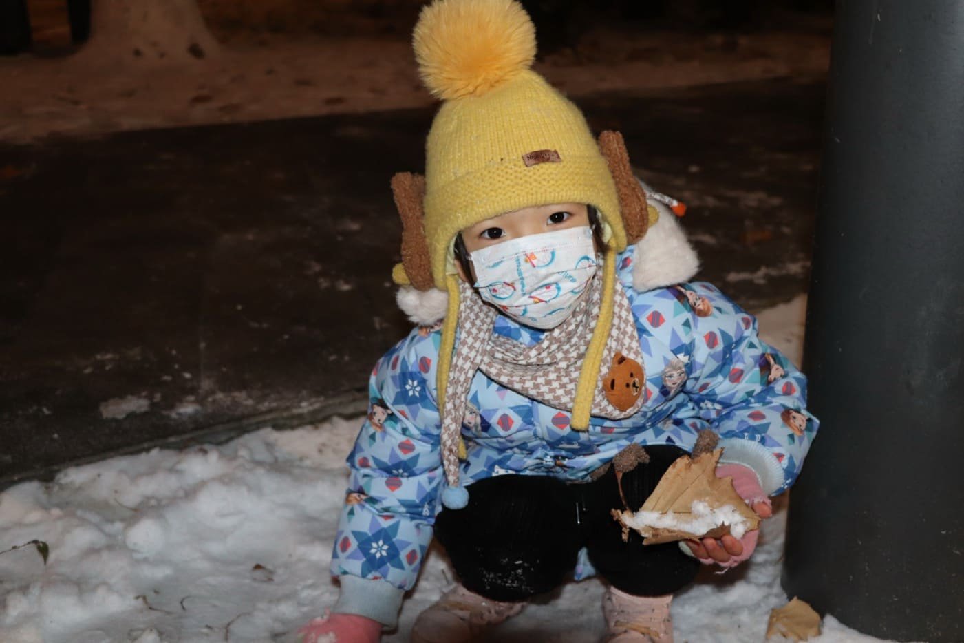 冬月初雪